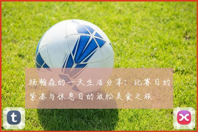 杨瀚森的一天生活分享：比赛日的紧凑与休息日的放松美食之旅